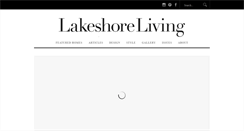 Desktop Screenshot of lakeshoreliving.com